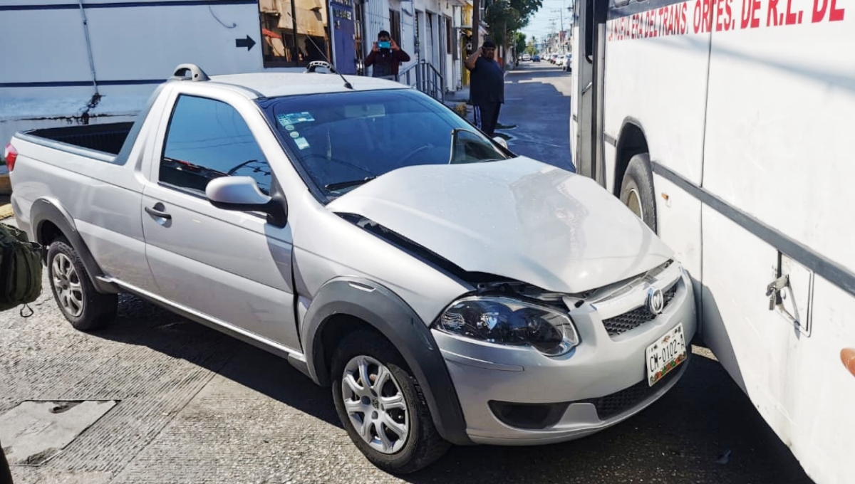 Ambos conductores decidieron llegaron a un acuerdo para evitar problemas legales