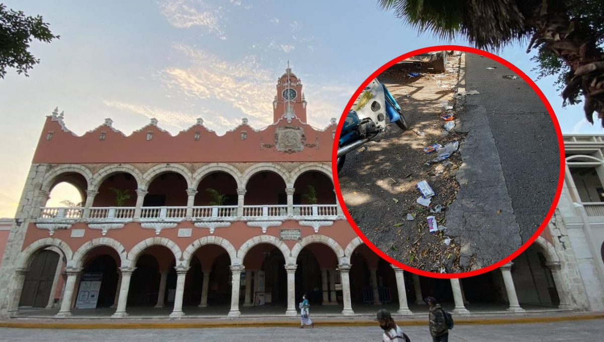 Loa vecinos se quejaron en contra del Ayuntamiento de Mérida por el deficiente servicio de basura