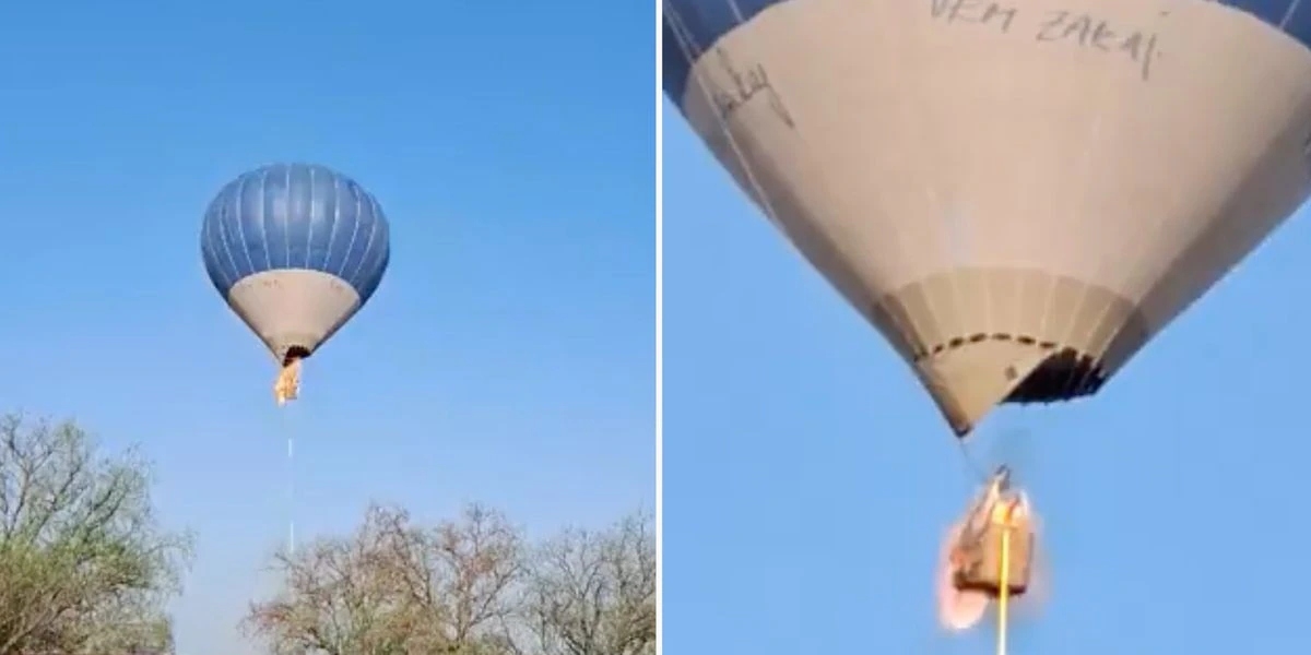 Identifican a dueño de empresa de globo aerostático incendiado en Teotihuacán