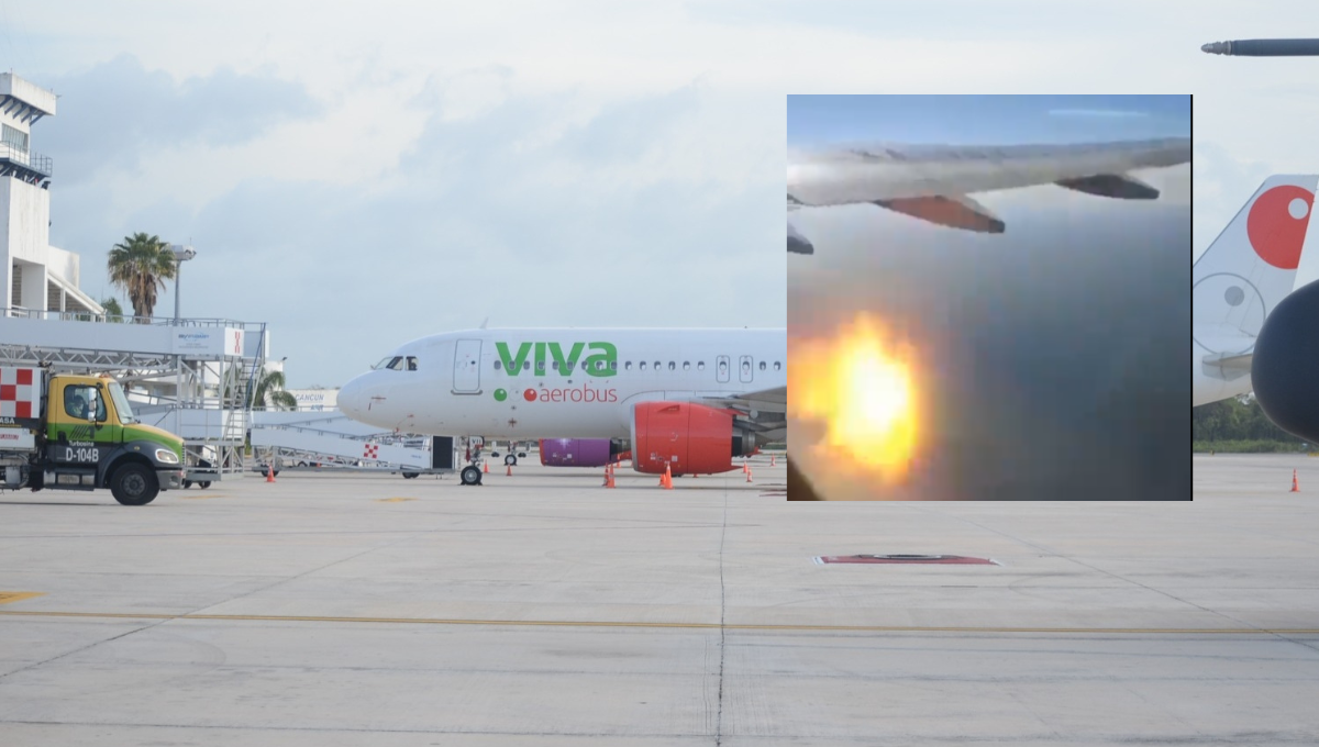 Explota turbina durante un vuelo de VivaAerobus de Puerto Vallarta a Guadalajara
