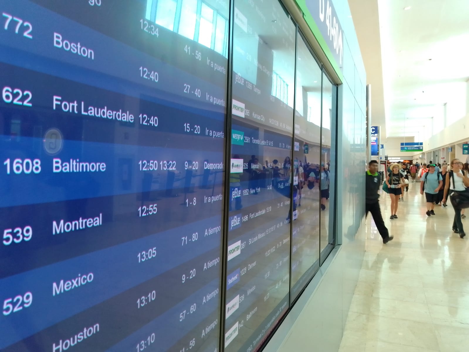 Esta semana se marcó un nuevo lugar de estacionamiento para personas discapacitadas en la Terminal 4