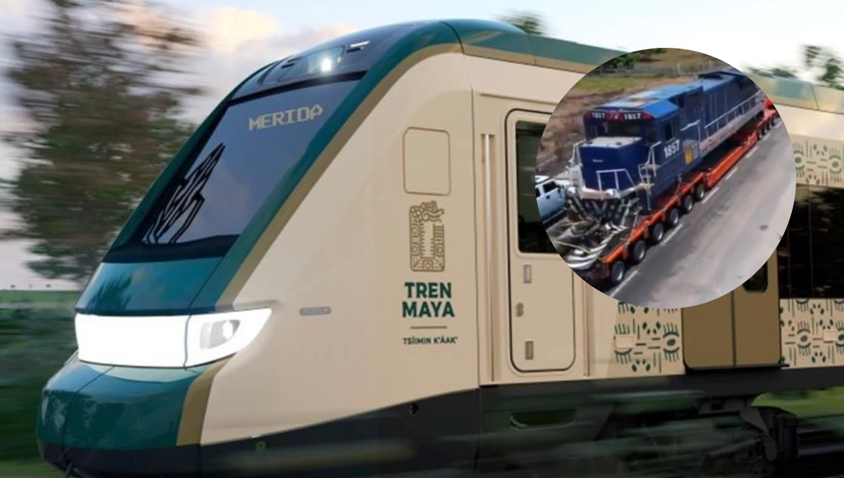 La locomotora servirá como transporte de material pesado para construcción