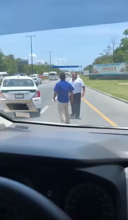 El video fue captado cerca del AIC por un turista extranjero El video fue captado cerca del AIC por un turista extranjero
