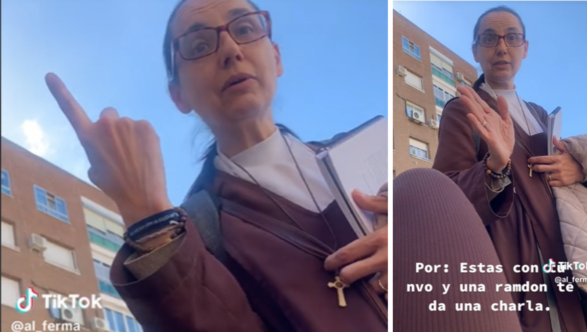 La religiosa le dio a la pareja toda una plática de sexualidad La religiosa le dio a la pareja toda una plática de sexualidad
