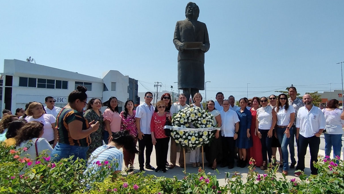 La directora general del Instituto de la Mujer del Estado de Campeche (IMEC) Vania Kelleher Hernández, reconoció el trabajo que realizó la jurista campechana