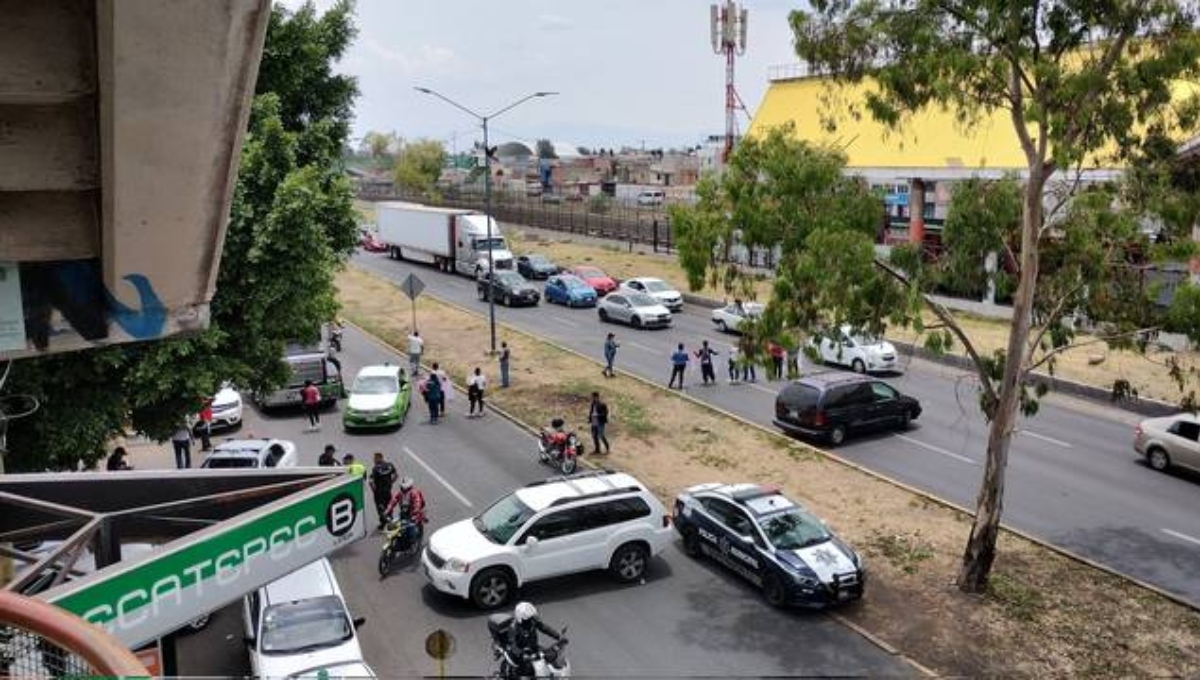 La protesta afectó la circulación para cientos de automovilistas La protesta afectó la circulación para cientos de automovilistas