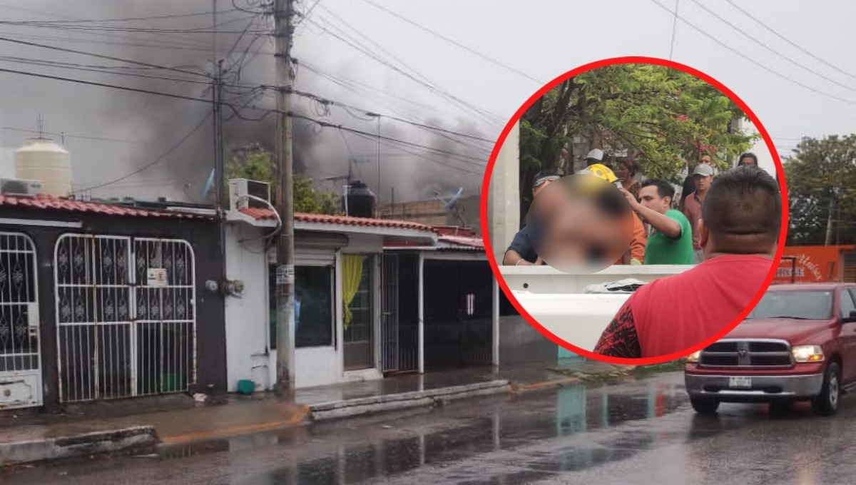 Uno de los niños logró salir a tiempo del incendio, el otro se encuentra grave en el hospital