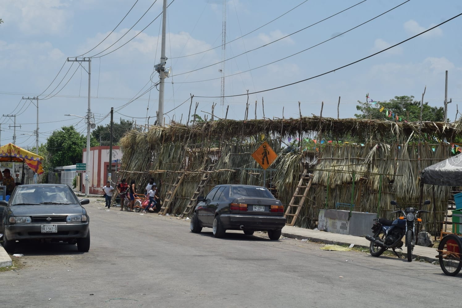 En Sierra Pacal se talaron árboles para la construcción del ruedo