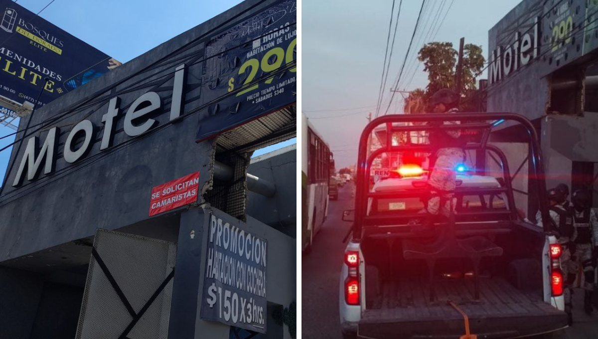 Empleados del motel alertaron a la policía por una mujer encajuelada