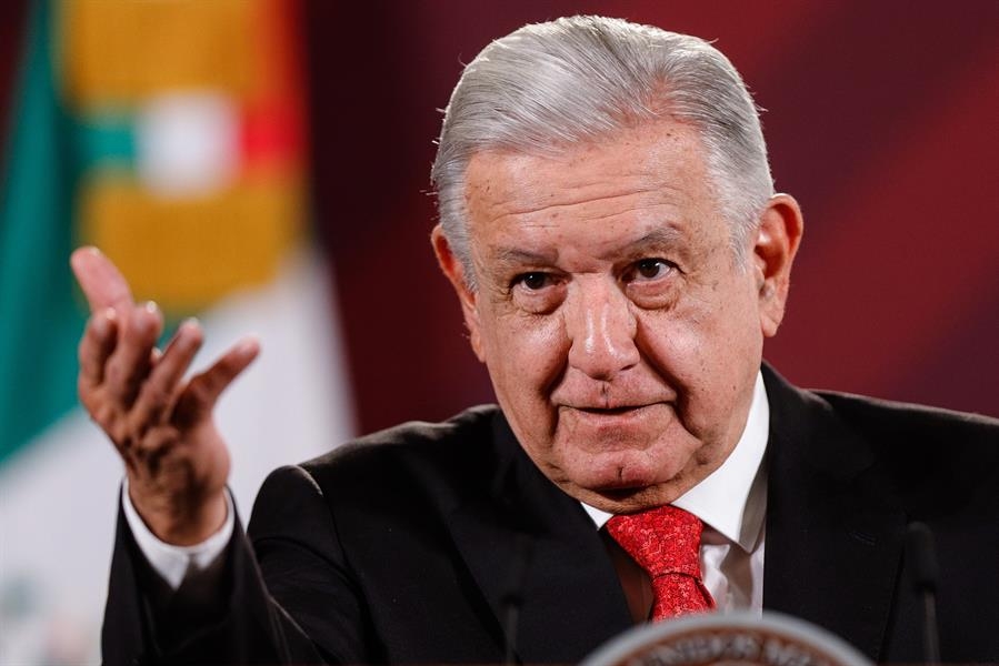 Presidente AMLO en conferencia de prensa