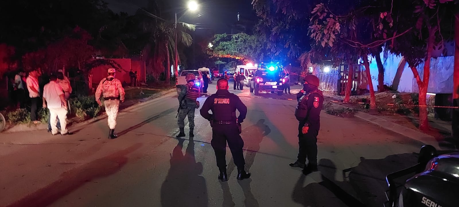 Cuatro personas resultaron heridas por un arma de fuego