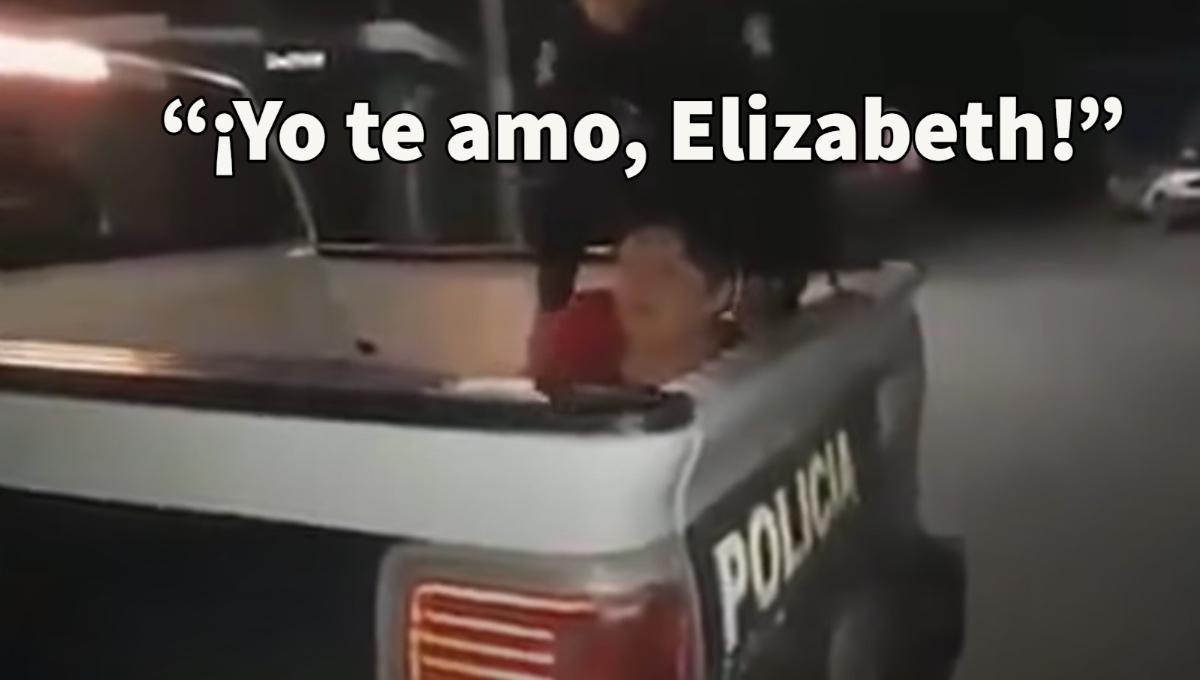 El momento fue inmortalizado en video y se volvió viral
