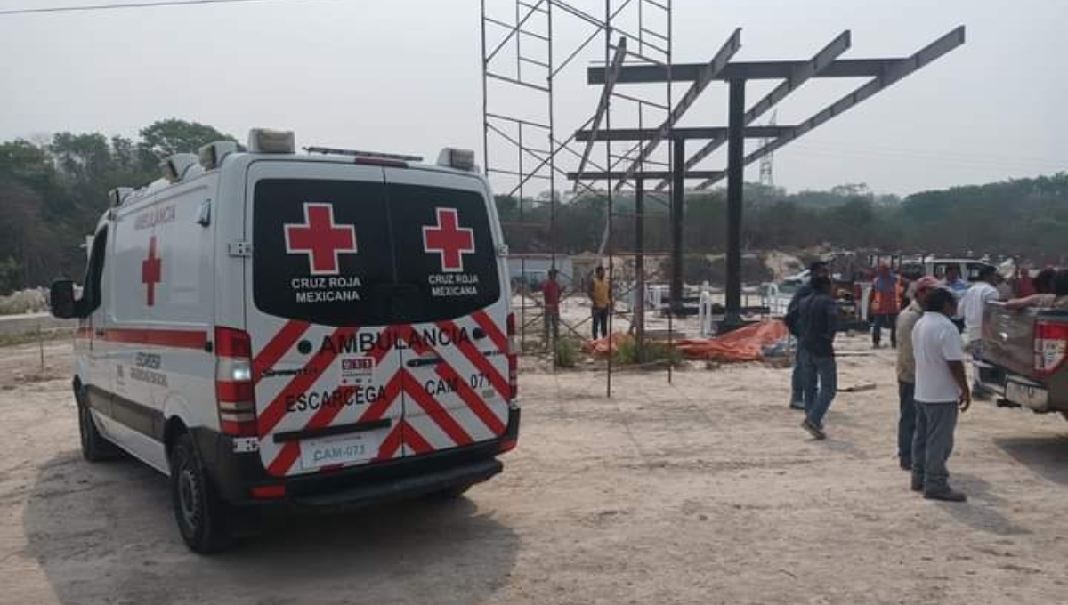 Los tres hombres fueron trasladados a un hospital de Escárcega