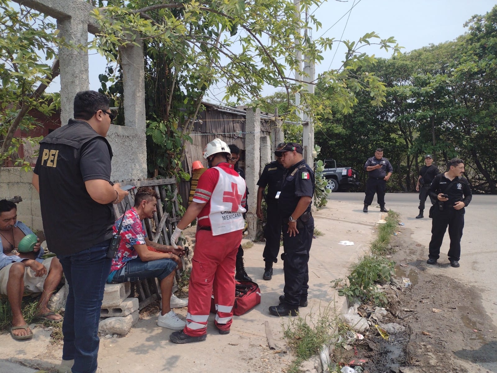 La Cruz Roja atendió al hombre herido, mientras que el asaltante huyó La Cruz Roja atendió al hombre herido, mientras que el asaltante huyó