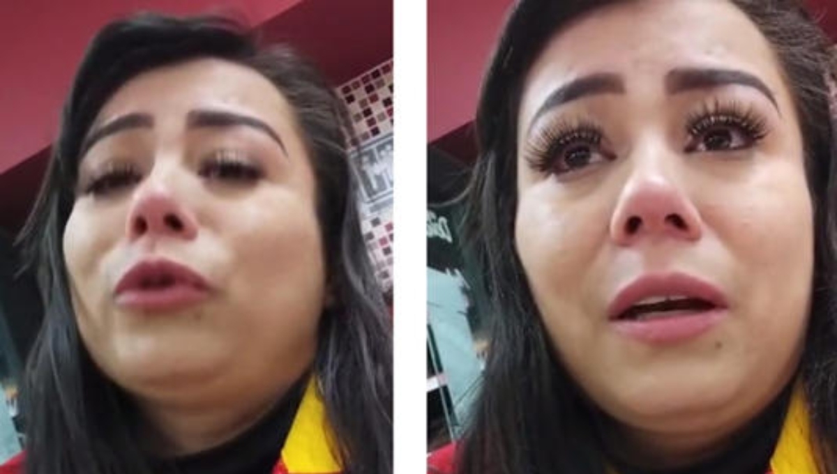 Cajera del Oxxo llora por un visitante inesperado Cajera del Oxxo llora por un visitante inesperado