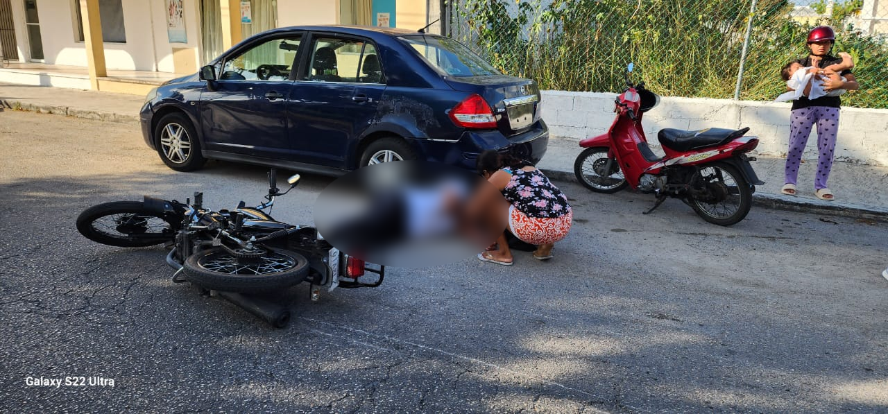 Atropellan a un hombre en Cozumel y termina hospitalizado