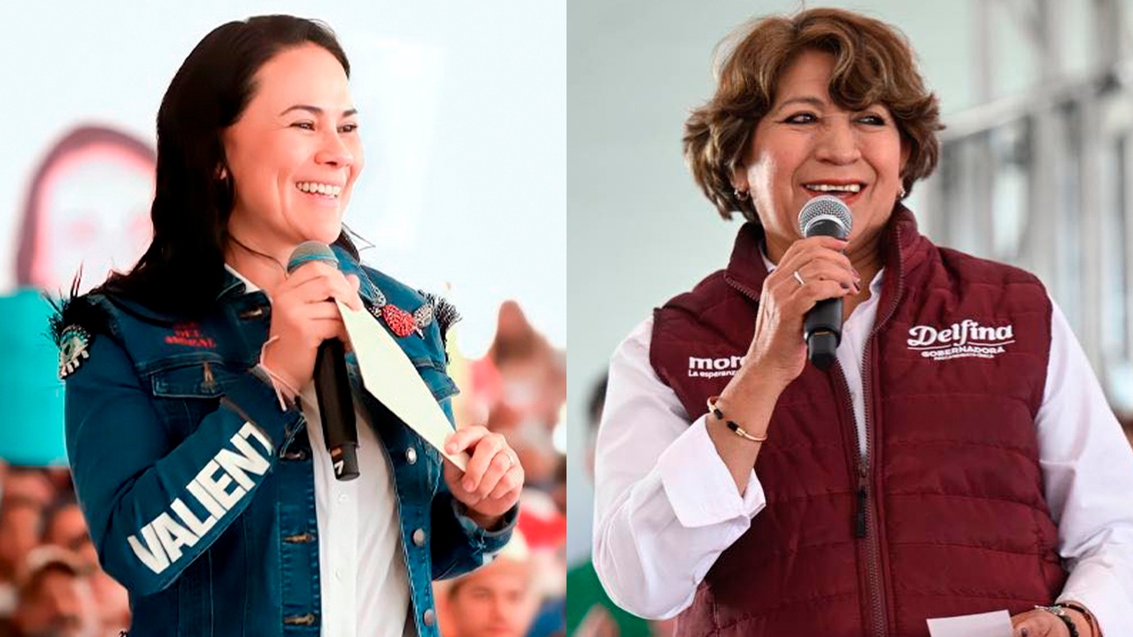 Delfina Gómez y Alejandra del Moral