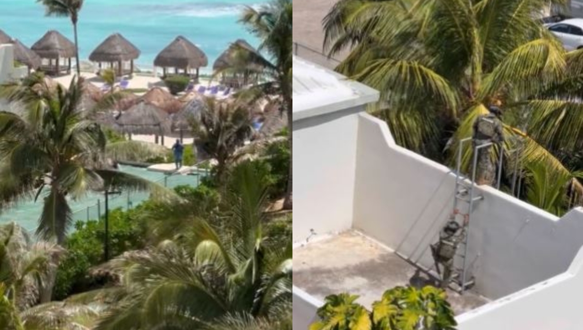 En redes sociales circulan videos de la movilización de autoridades en la Zona Hotelera de Cancún