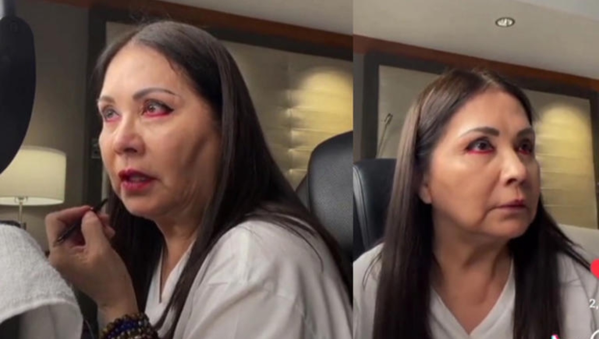 Ana Gabriel no corta transmisión en vivo y regaña a personas de su equipo Ana Gabriel no corta transmisión en vivo y regaña a personas de su equipo