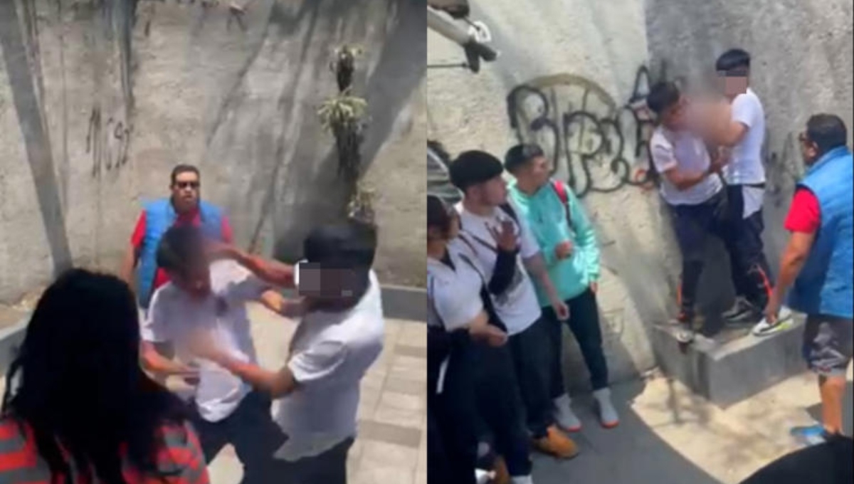 "Rómpele su madr...", padre incita a su hijo a pelear en Neza "Rómpele su madr...", padre incita a su hijo a pelear en Neza
