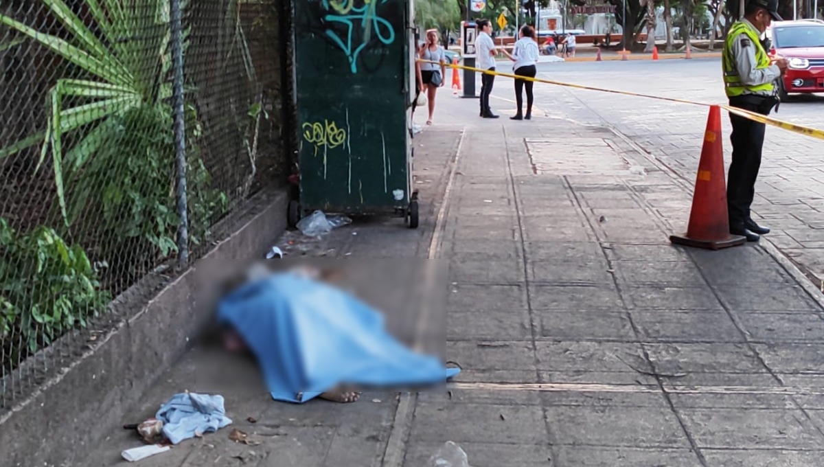 El hombre fue hallado sobre la calle 59 cerca de la avenida Itzáes El hombre fue hallado sobre la calle 59 cerca de la avenida Itzáes