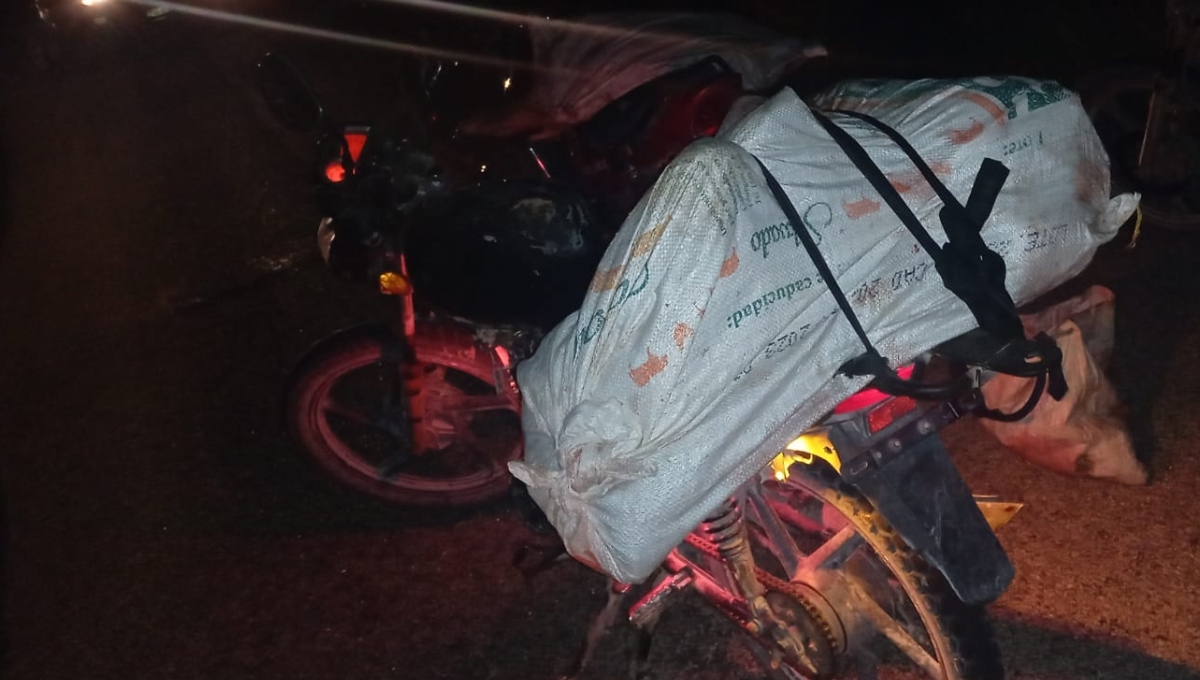 Detienen a nueve motociclistas por viajar con partes de una res en Escárcega Detienen a nueve motociclistas por viajar con partes de una res en Escárcega