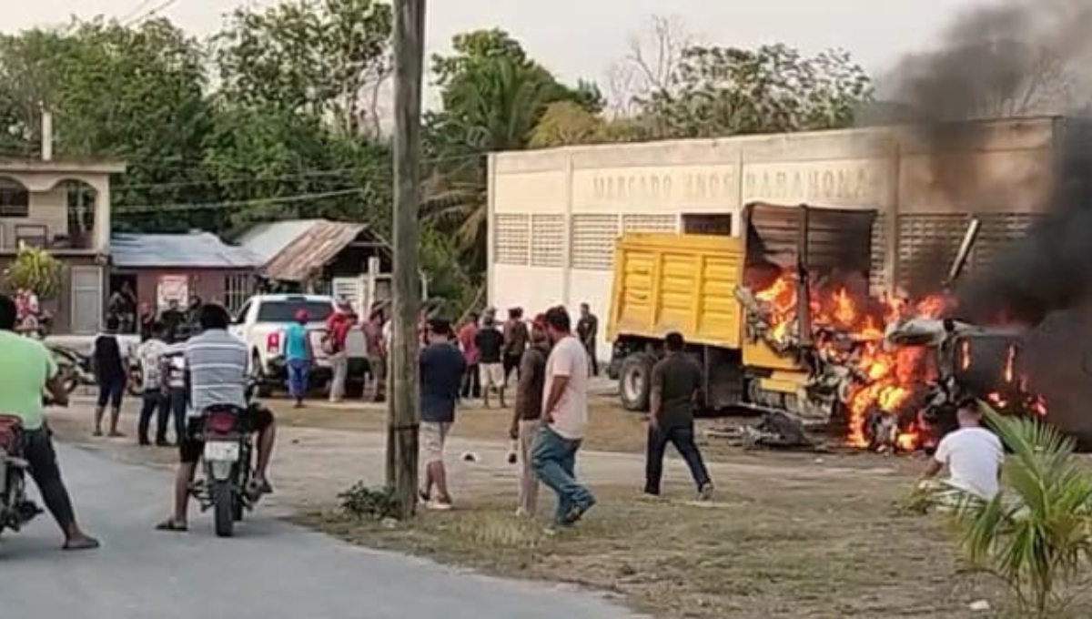 Pobladores del lugar intentaron linchar al presunto asesino
