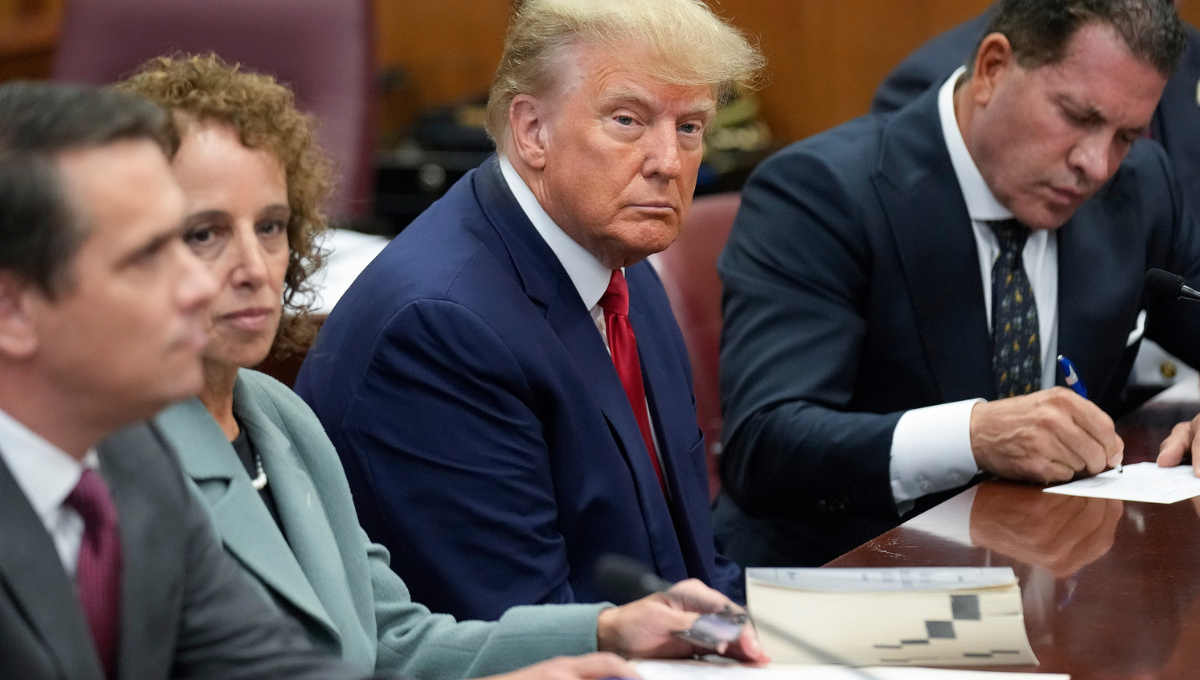 Donald Trump se declaró inocente de los cargos imputados en Nueva York