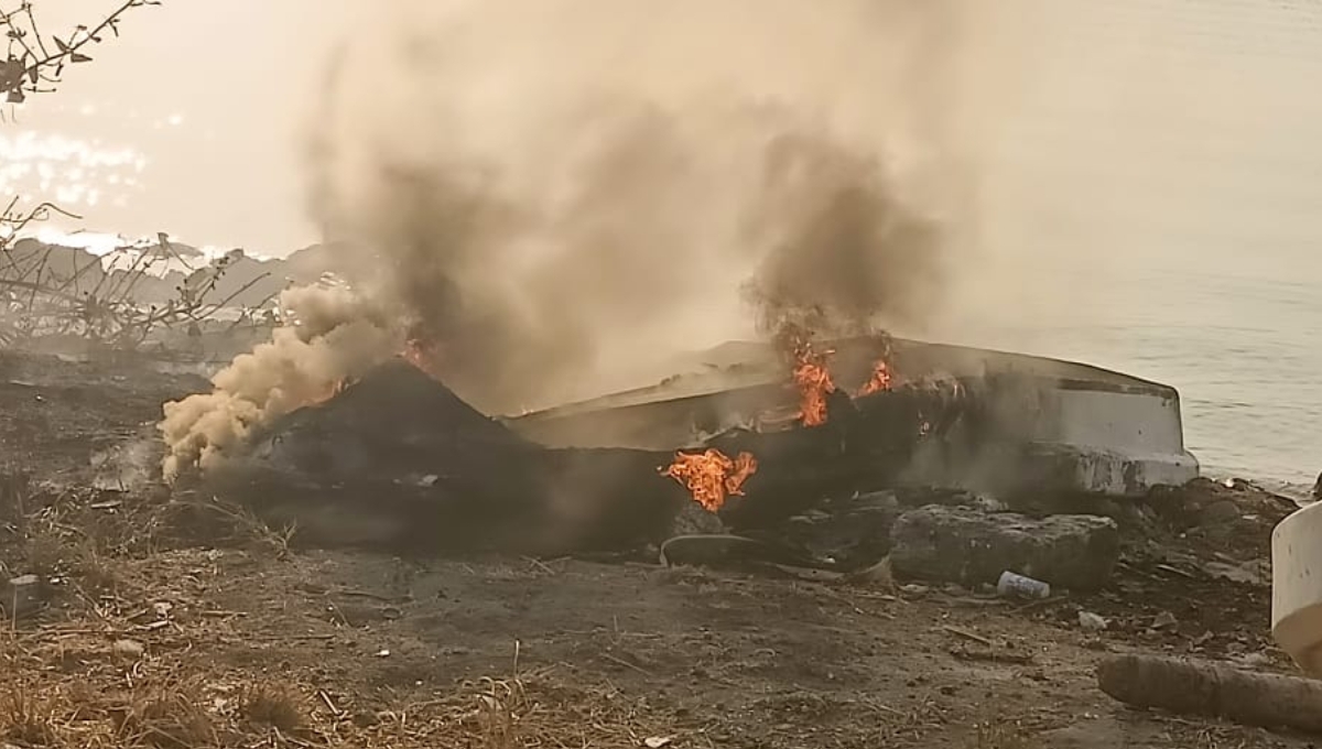 El incendio no daño el mangle que se encontraba cerca El incendio no daño el mangle que se encontraba cerca