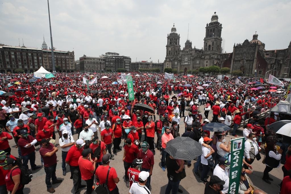 Manifestaciones por el Día del Trabajo en la CDMX Manifestaciones por el Día del Trabajo en la CDMX