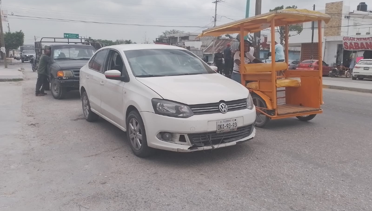 Las afectadas llegaron a un acuerdo con el conductor para evitar un problema mayor