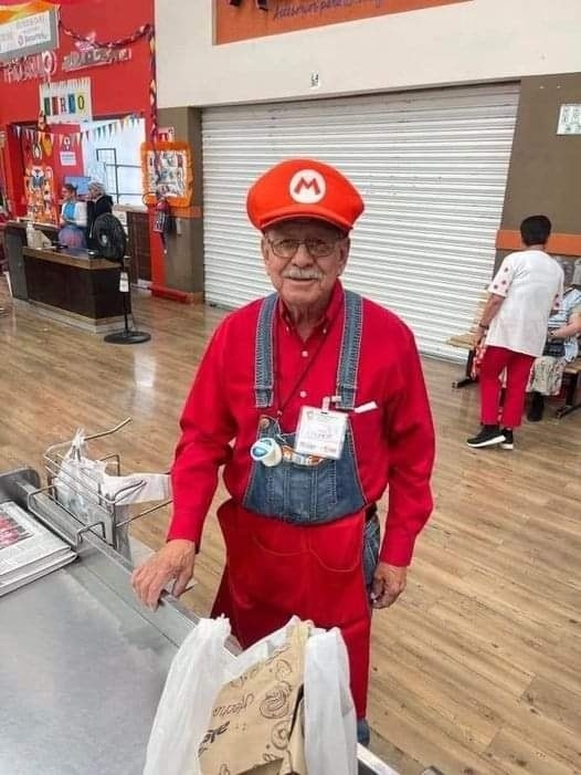 La familia de Don Alberto hizo viral la fotografía