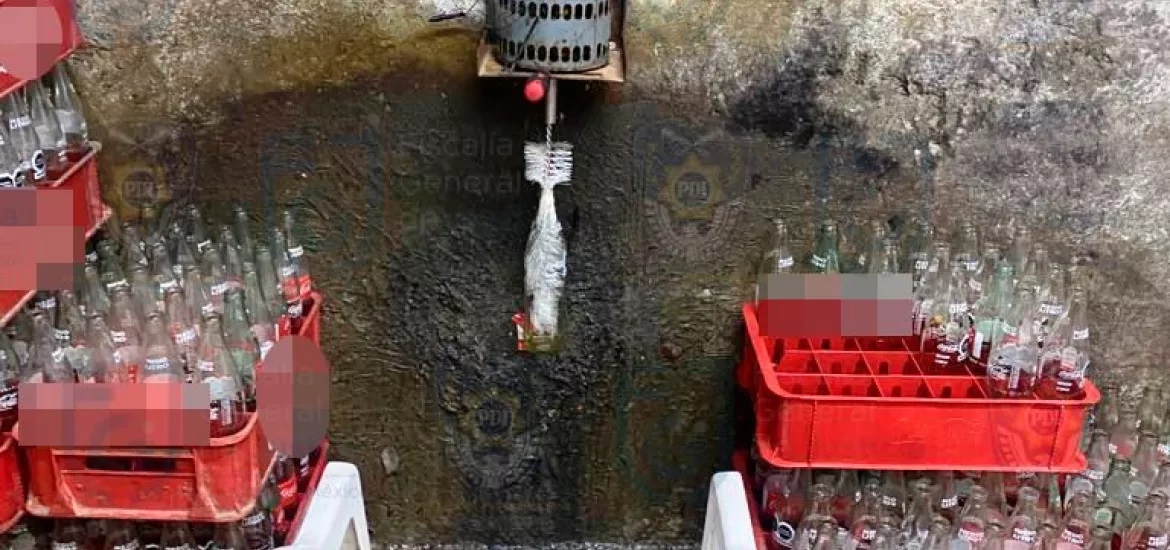 Fábrica de Coca Cola pirata en Iztapalapa