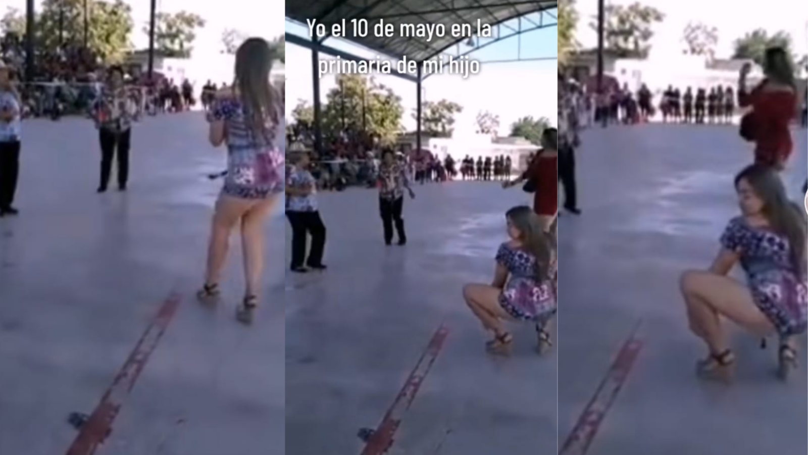 Madre de familia perrea en festejo del Día de las Madres