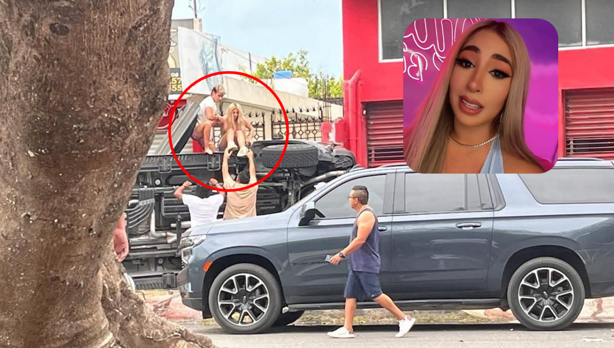 La Youtuber asistió la noche del pasado sábado al concierto de la agrupación Al Tiro