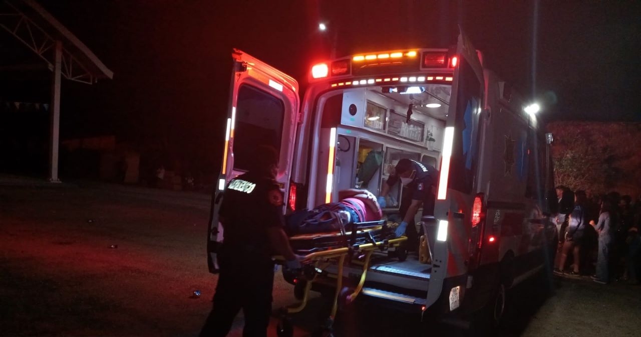 El hombre herido fue trasladado al hospital de Tizimín