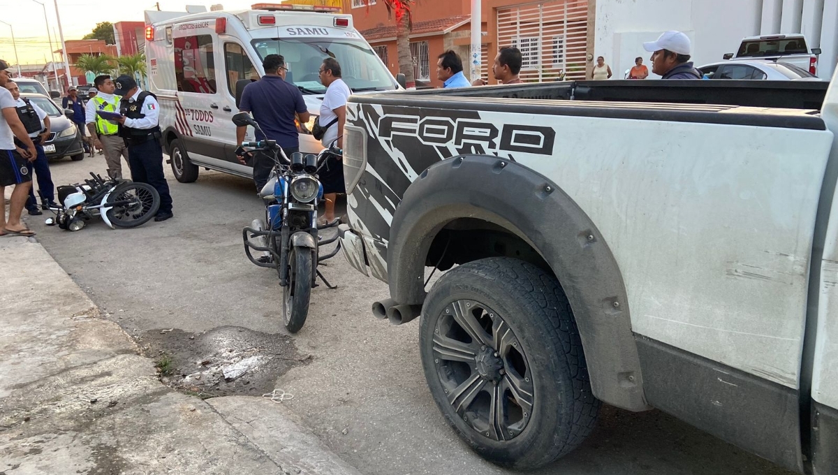 El conductor de la camioneta aceptó su culpa y gastos médicos