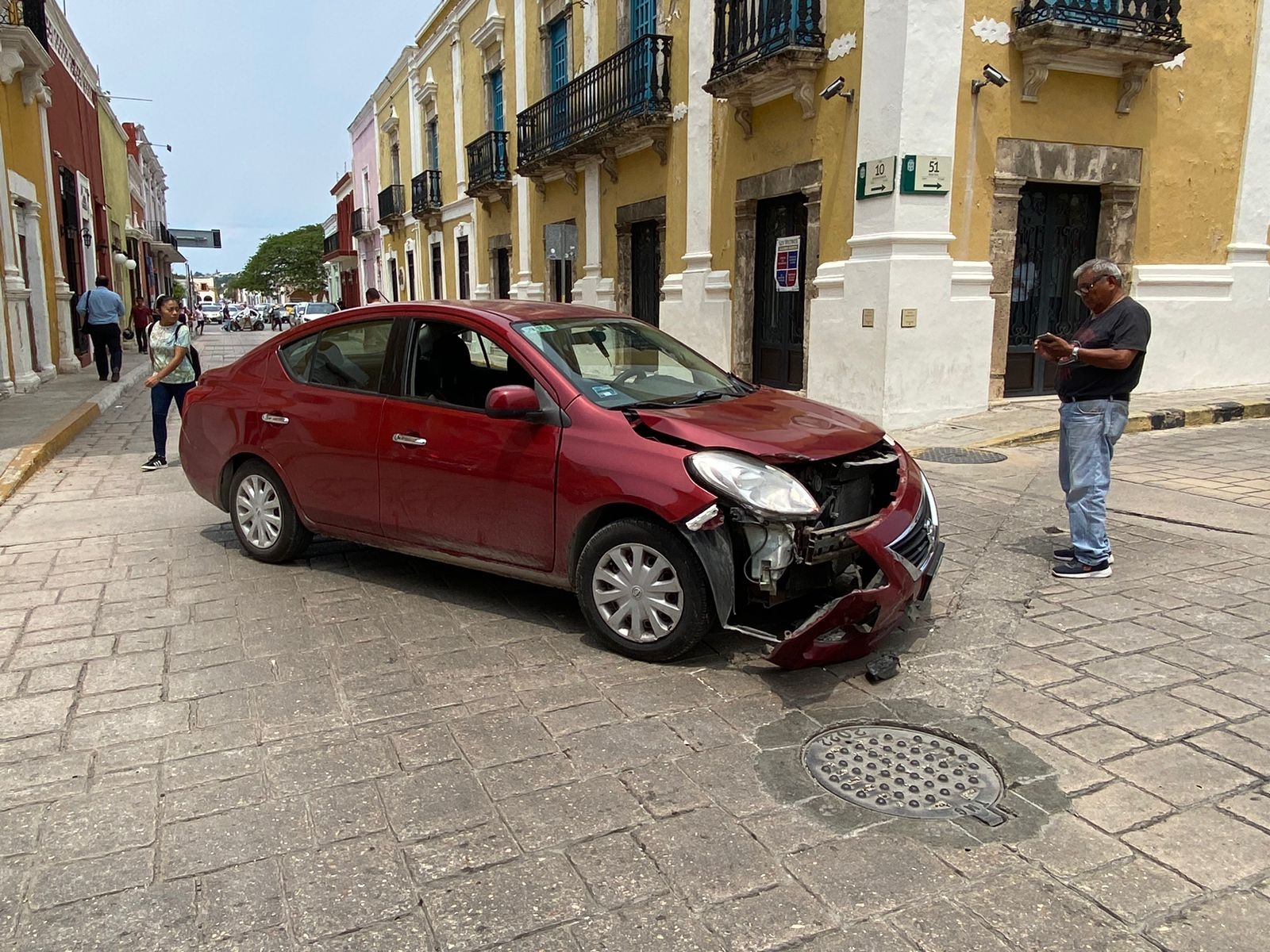 El conductor involucrado comenzó a quejarse de dolor en el cuerpo
