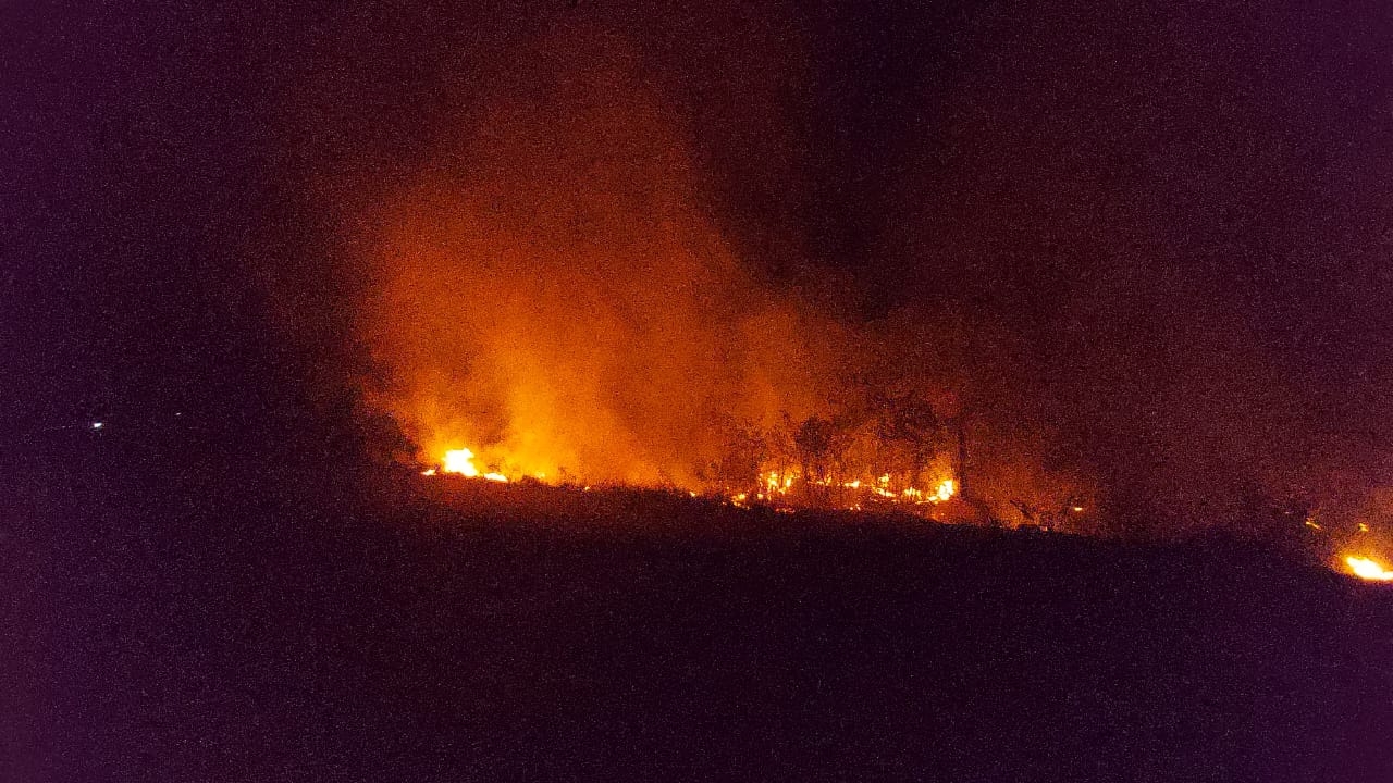 El incendio fue apagado por el Cuerpo de Bomberos