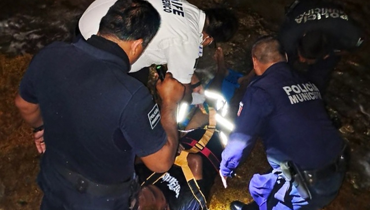 El hombre no quiso declarar el porque se encontraba en la playa durante la madrugada