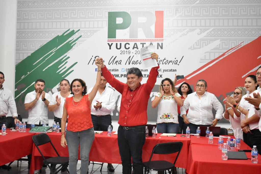 “La fuerza del tricolor está en los municipios y agradezco a los compañeros que vinieron para estar con nosotros”, indicó Gaspar Quintal