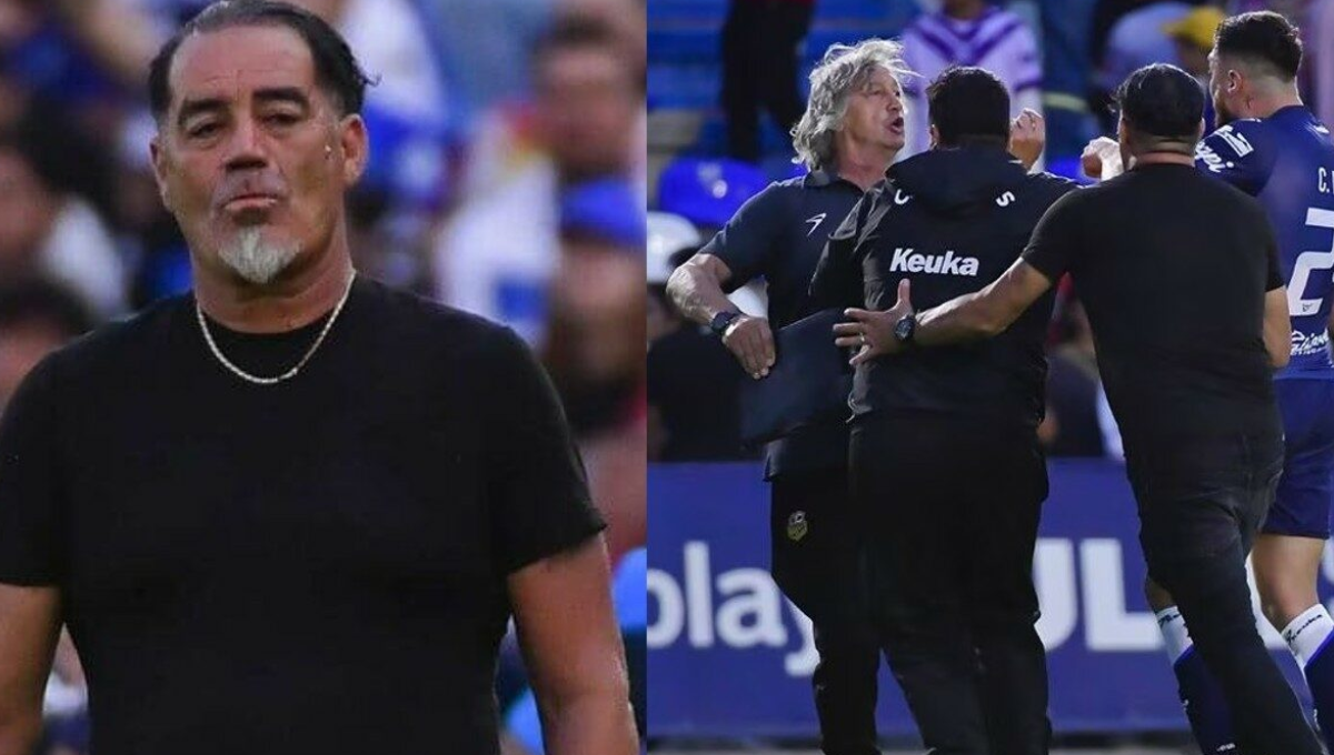 El estratega perdió la cordura al finalizar el partido. Foto: Especial El estratega perdió la cordura al finalizar el partido. Foto: Especial