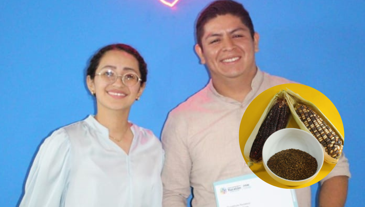 El joven ha creado una linea de productos a base de maíz
