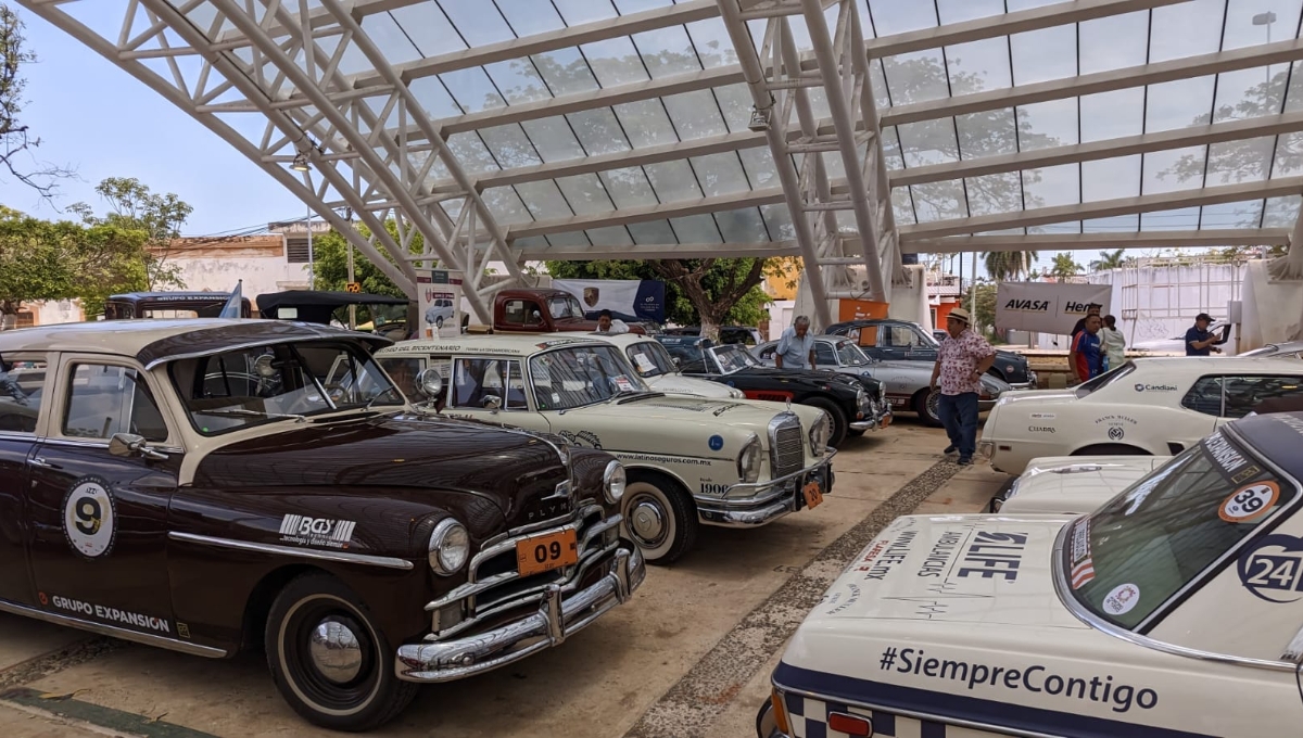 La exposición se lleva a cabo en la Concha Acústica de Campeche