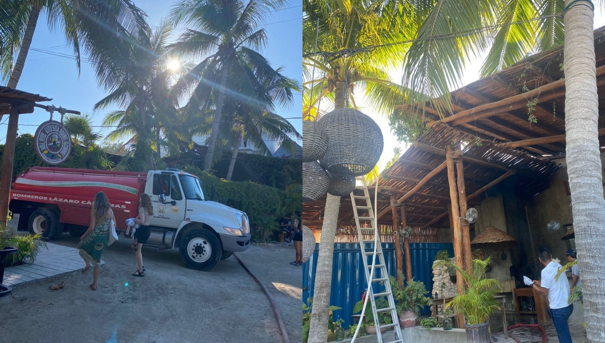 Se registró un incendio en un restaurante en Isla Holbox, Lázaro Cárdenas Se registró un incendio en un restaurante en Isla Holbox, Lázaro Cárdenas