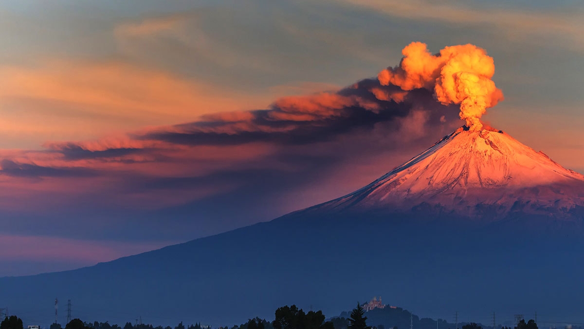 Así es como ha estado activo el volcán Popocatépetl este domingo 7 de enero Así es como ha estado activo el volcán Popocatépetl este domingo 7 de enero