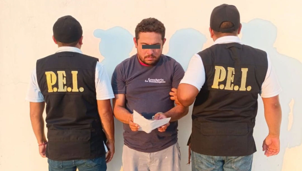 El hombre fue puesto a disposición de la Fiscalía de Campeche