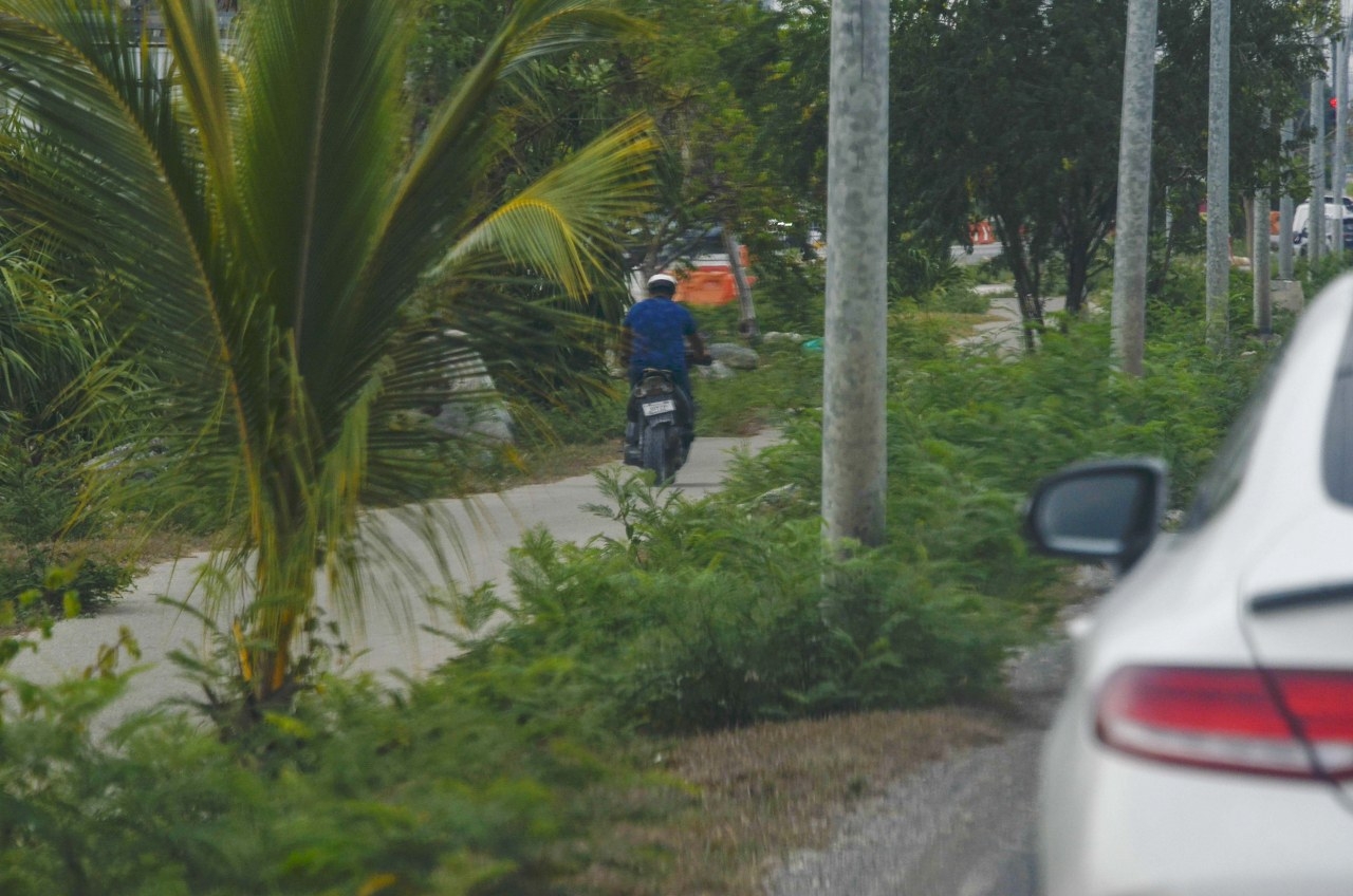 Utilizan la ciclovía de la avenida Huayacán para evitar el tránsito vehicular en horas pico