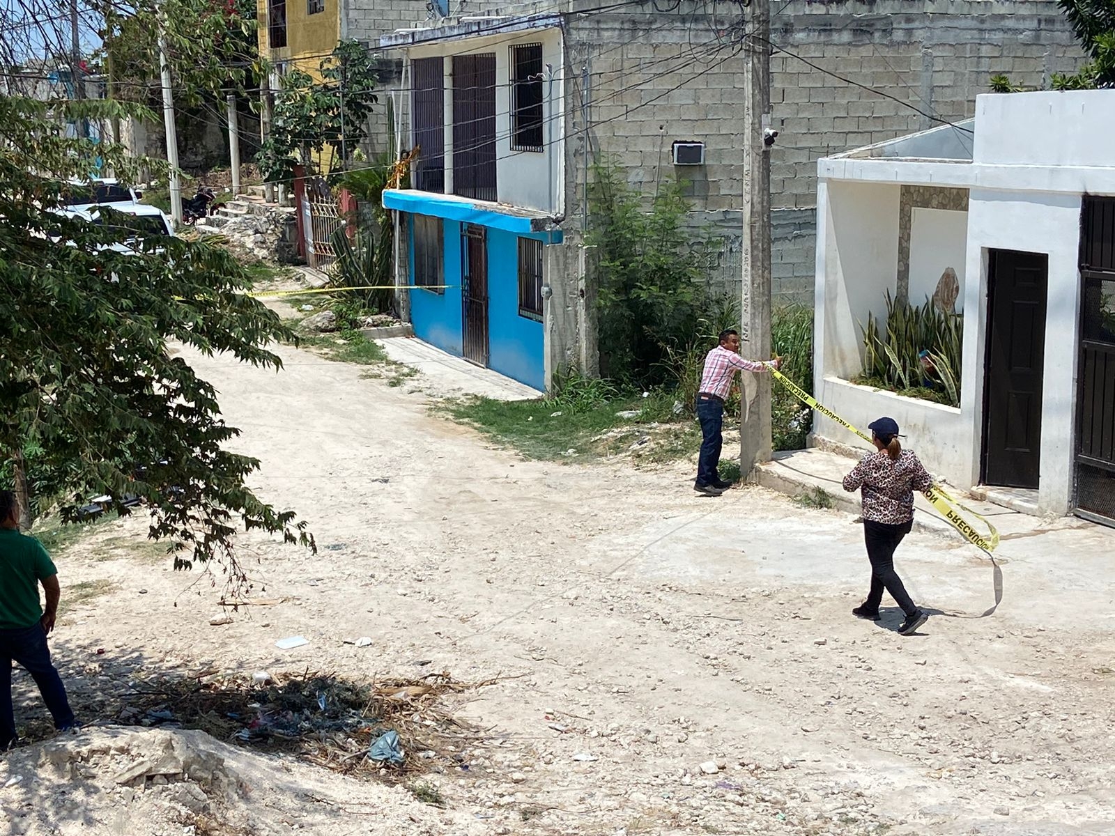 Es la segunda casa baleada en la colonia 20 de Noviembre en Campeche