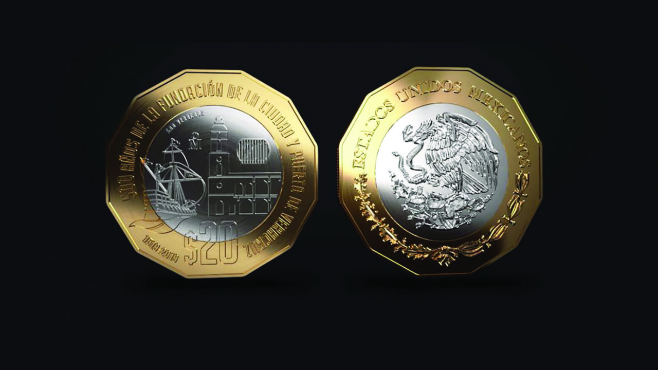 Moneda de 20 pesos se vende en 60 mil Moneda de 20 pesos se vende en 60 mil